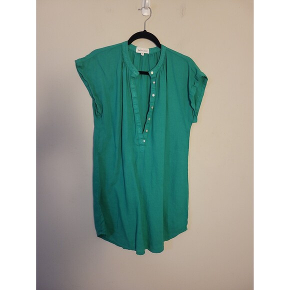 Bella Dahl Dresses & Skirts - Bella Dahl Cap Sleeve Henley Dress Sz M Beachy Vacation Sustainable